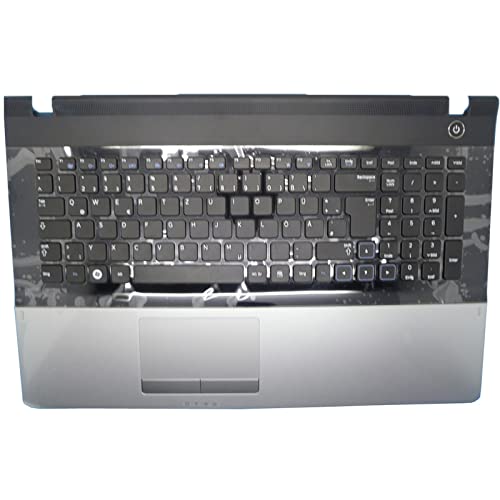 RTDPART Laptop-Handauflage und Tastatur für Samsung NP300E7A NP305E7A 300E7A 305E7A Deutschland GR BA75-03352C BA59-03184C mit Touchpad-Lautsprecher von RTDPART