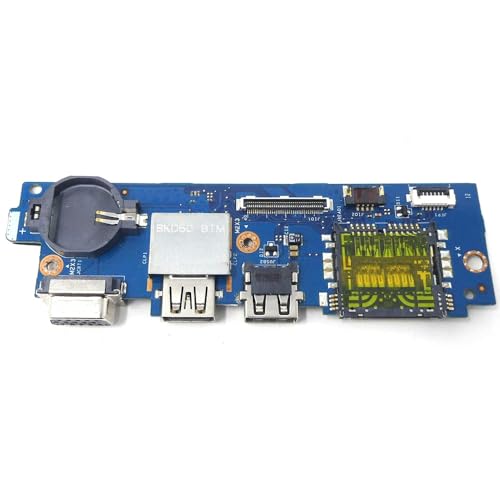 RTDPART Laptop-Kartenleser USB VGA I/O Board für Dell Vostro 5568 04T5M8 4T5M8 LS-D821P Neu von RTDPART