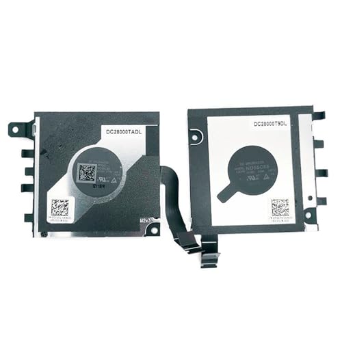 RTDPART Laptop-Lüfter für Dell Latitude 7320 0PGV79 PGV79 ND55C88-20F11 DC28000T9DL 0DJ2D1 DJ2D1 ND55C89-20F11 DC28000TADL A Pair Neu von RTDPART