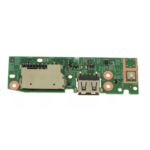 RTDPART Laptop Power Button/USB/SD Kartenleser IO Platine für Dell Inspiron 14 5482 2-in-1 02Y03W 2Y03W 17B85-1 Neu von RTDPART