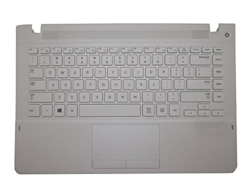 RTDpart Notebook Handauflage und Tastatur für Samsung NP370R4E 370R4E English US BA75-04817L BA75-04364L, Weiß mit Lautsprecher Touchpad von RTDpart
