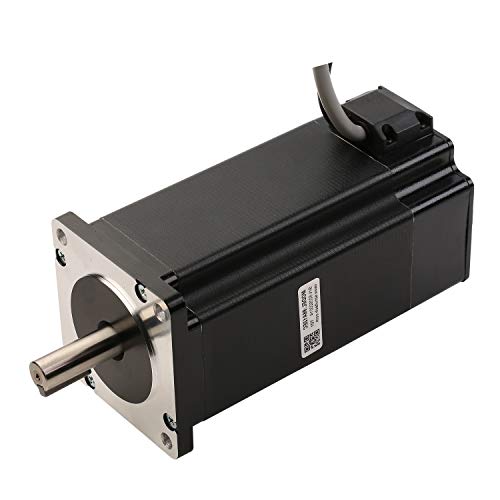 RTELLIGENT 12 Nm Closed-Loop-Nema 34 Schrittmotor 172 mm Länge 6 A 14 mm Welle Bipolar 2 Phase 1,8 Grad mit 1000 Auflösung Encoder Feedback für CNC von RTELLIGENT