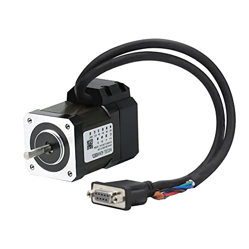 RTELLIGENT Nema 17 Closed Loop Schrittmotor 0.6NM 5mm Wellendurchmesser Bipolar mit Encoder Feedback mit 3 Meter Encoder Verlängerungskabel für 3D Drucker (42AM06ED) von RTELLIGENT