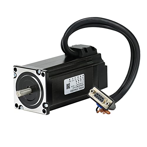 Rtelligent 57AM30ED Nema 23 Schrittmotor mit geschlossener Schleife 3 NM 124mm Körperlänge Bipolar 4A mit Encoder-Feedback Arduino-Welle 8mm für 3D-Druck/CNC-Lasermaschine Rtelligent 57AM30ED Nema 23 Schrittmotor mit geschlossener Schleife 3 NM 124mm Körperlänge Bipolar 4A mit Encoder-Feedback Arduino-Welle 8mm für 3D-Druck/CNC-Lasermaschine von RTELLIGENT