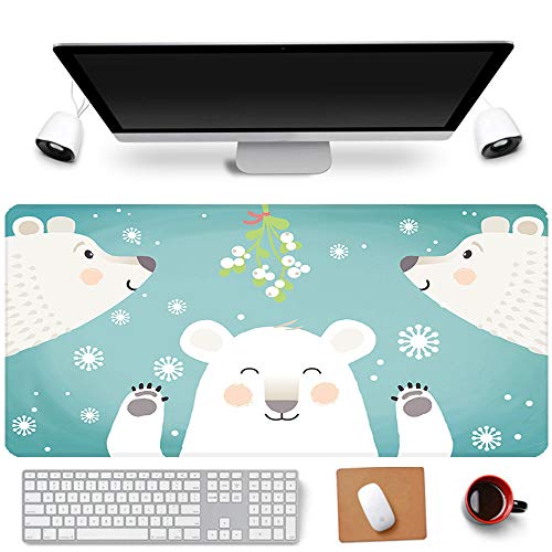 31.5"x11.8" Cool Non-Slip Rubber Extended Large Game Mouse Pad Computer Keyboard Mouse Mat PC Accessories (Bear) von RTGGSEL