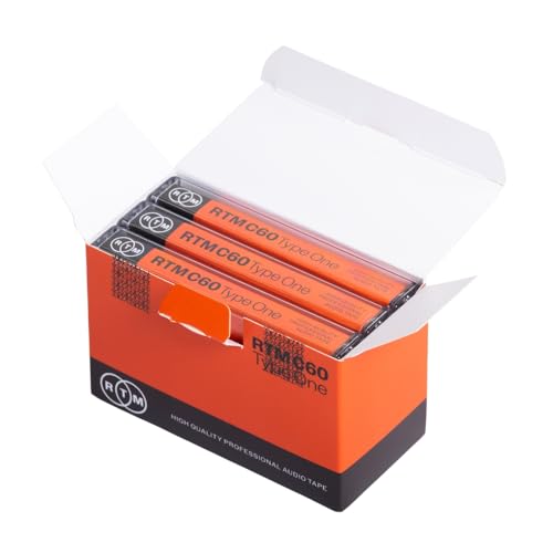 RTM C60 | Type 1 | 60-Minuten Low Noise Musikkassette | Studio Qualität | Ideal für Musikaufnahmen | 3er-Pack RTM C60 | Type 1 | 60-Minuten Low Noise Musikkassette | Studio Qualität | Ideal für Musikaufnahmen | 3er-Pack von RTM Industries