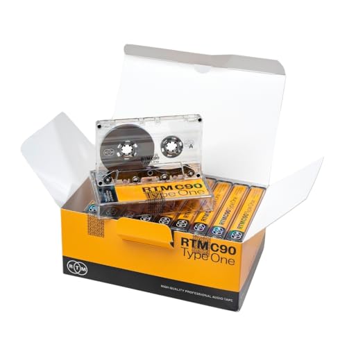 RTM C90 | Type 1 | 90-Minuten Low Noise Musikkassette | Studio Qualität | Ideal für Musikaufnahmen | 10er-Pack RTM C90 | Type 1 | 90-Minuten Low Noise Musikkassette | Studio Qualität | Ideal für Musikaufnahmen | 10er-Pack von RTM Industries