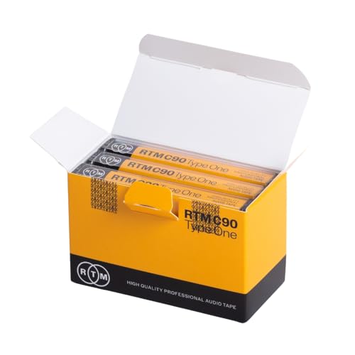 RTM C90 | Type 1 | 90-Minuten Low Noise Musikkassette | Studio Qualität | Ideal für Musikaufnahmen | 3er-Pack RTM C90 | Type 1 | 90-Minuten Low Noise Musikkassette | Studio Qualität | Ideal für Musikaufnahmen | 3er-Pack von RTM Industries