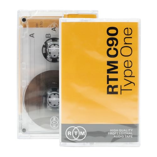 RTM C90 | Type 1 | 90-Minuten Low Noise Musikkassette | Studio Qualität | Ideal für Musikaufnahmen | Einzelkassette RTM C90 | Type 1 | 90-Minuten Low Noise Musikkassette | Studio Qualität | Ideal für Musikaufnahmen | Einzelkassette von RTM Industries