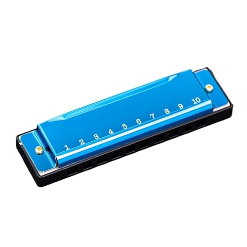 10 Loch 10 Noten C Mundharmonika Geeignet Für Anfänger Und Erwachsene(Dark blue) von RTNGFHYT