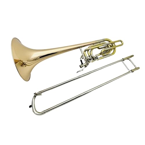 Bb F Posaune Zwei Kolben Phosphor Bronze Messing Überzogen Professionelle Musikinstrument Mit Fall Bb F Posaune Zwei Kolben Phosphor Bronze Messing Überzogen Professionelle Musikinstrument Mit Fall von RTNGFHYT