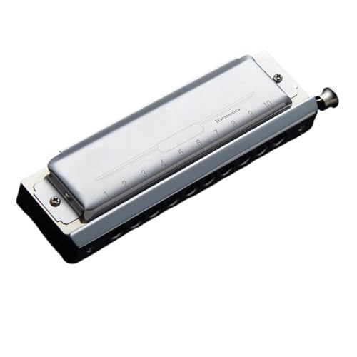 Chromatische Mundharmonika Für Anfänger Und Erwachsene Tonart C 16 Löcher 64 Töne(Type1 10-Hole) von RTNGFHYT