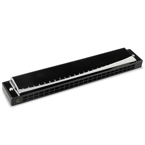 Polyphone C Mundharmonika Mit 24 Löchern Für Anfänger Und Erwachsene(Black) von RTNGFHYT