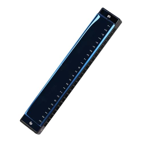 Polyphone C Mundharmonika Mit 24 Löchern Für Anfänger Und Erwachsene(Blue) von RTNGFHYT