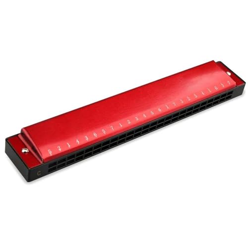 Polyphone C Mundharmonika Mit 24 Löchern Für Anfänger Und Erwachsene(Red) von RTNGFHYT