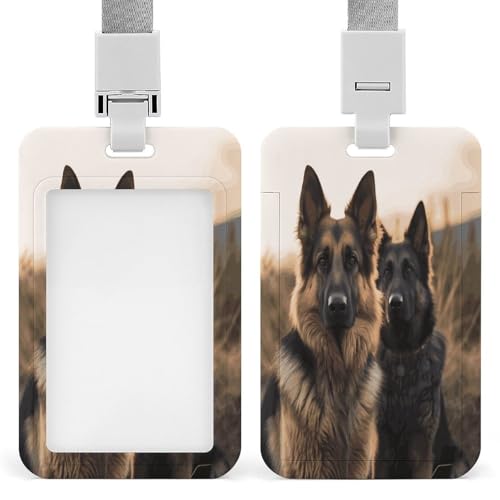 Ausweishalter, lustiger Ausweishalter, langlebig, Tier, Schäferhund, für Büro von RTSEBVN