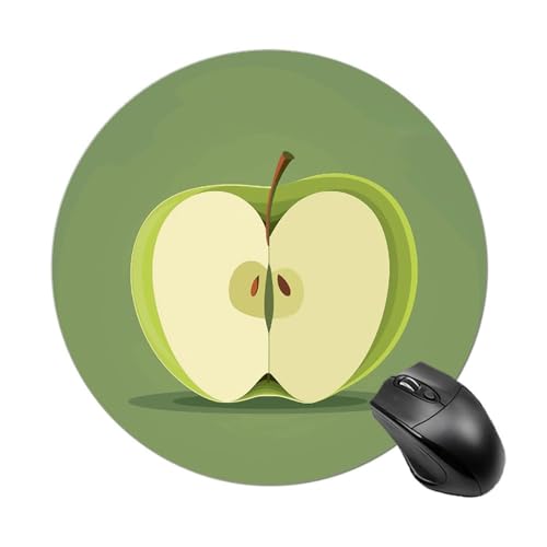 Mauspad, lustig, halbrund, Gummiunterseite, kleines Mauspad oder Büro und Zuhause von RTSEBVN
