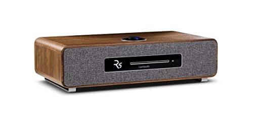 Ruark Audio R5 Walnut 90 Watt DAB Digital Radio & CD Player Bluetooth Walnuss von RUARK AUDIO