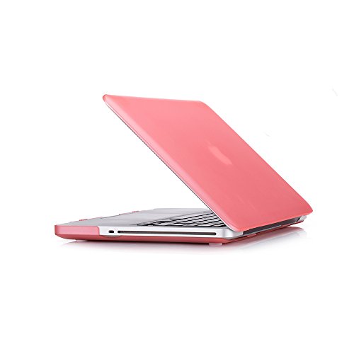 RUBAN MacBook Pro 13 Hülle 2019 2018 2017 2016 Release A2159 A1989 A1706 A1708 Kunststoff-Hartschalenhülle für das neueste MacBook Pro 13 Zoll Pink rose Older Pro 13" with CD-ROM A1278 von RUBAN