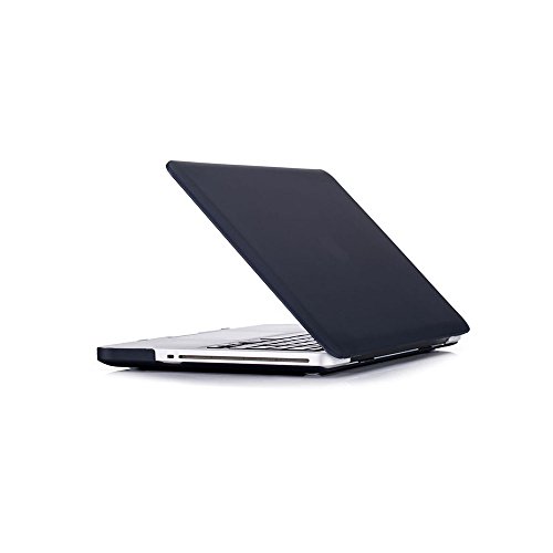 RUBAN MacBook Pro 13 Hülle 2019 2018 2017 2016 Release A2159 A1989 A1706 A1708 Kunststoff-Hartschalenhülle für das neueste MacBook Pro 13 Zoll Schwarz schwarz Older Pro 13" with CD-ROM A1278 von RUBAN