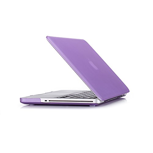RUBAN MacBook Pro 13 Hülle 2019 2018 2017 2016 Release A2159 A1989 A1706 A1708 Kunststoff-Hartschalenhülle für das neueste MacBook Pro 13 Zoll Violett violett Older Pro 13" with CD-ROM A1278 von RUBAN