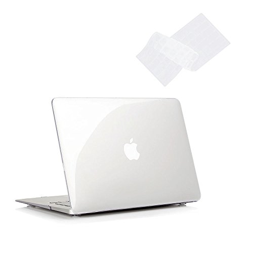 RUBAN Schutzhülle kompatibel mit MacBook Pro 15 Zoll 2011 2010 2009 A1286, Kunststoff-Hartschale und Tastaturabdeckung für ältere Version MacBook Pro 15 Zoll mit CD-ROM – kristallklar von RUBAN