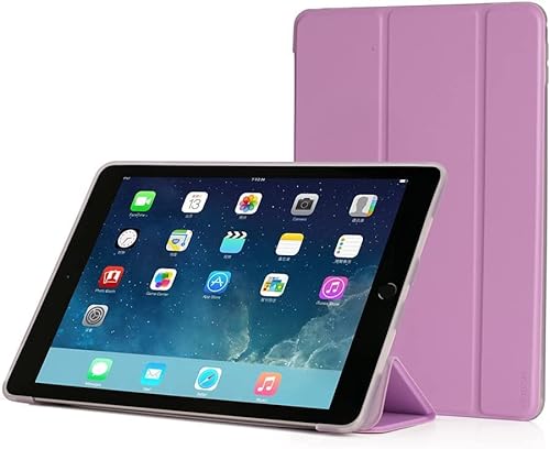 RUBAN iPad 9,7 Zoll 2017 Hülle – Ultra Slim Leichte Smart Shell Stand Cover mit Auto Wake / Sleep Funktion für Apple iPad 9,7 Zoll 2017 Release Tablet, Violett von RUBAN