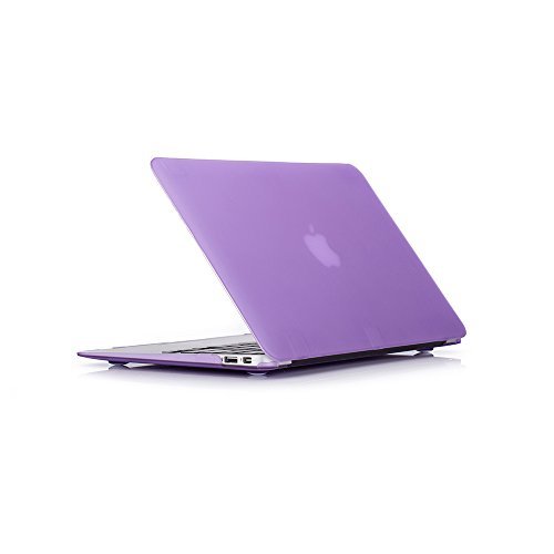 Ruban MacBook Air 13-Zoll-Tasche - Passend für frühere Generationen A1466/A1369, schmale Hartschalen-Schutzhülle, Hellviolett von RUBAN