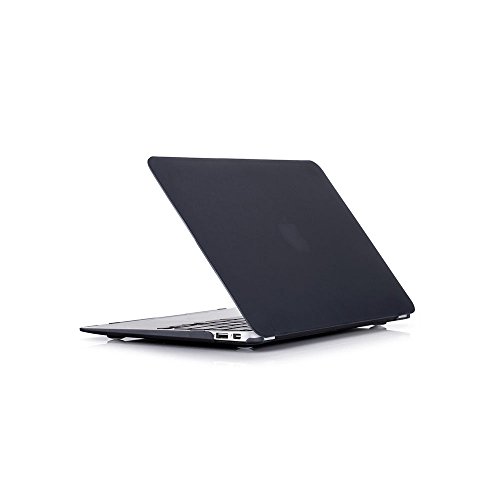 Ruban MacBook Air 13-Zoll-Tasche - passend für frühere Generationen A1466/A1369, schmale Hartschalen-Schutzhülle, schwarz von RUBAN