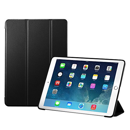 Ruban iPad 9,7 Zoll 2017 Hülle – Ultra Slim Leichte Smart Shell Stand Cover mit Auto Wake / Sleep Funktion für Apple iPad 9,7 Zoll 2017 Release Tablet, Schwarz von RUBAN