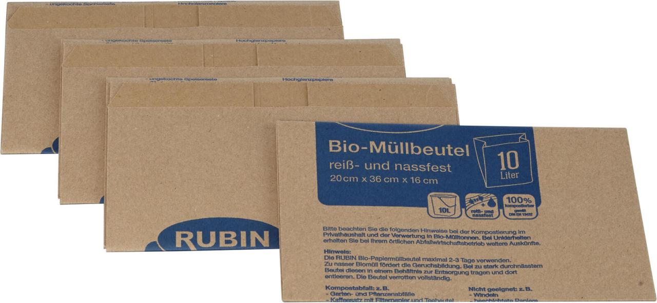 RUBIN Müllbeutel 10 Rubin Müllbeutel 10 l 10,0 l braun von RUBIN