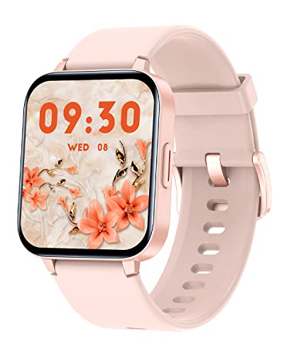 RUIMEN Smartwatch,1.69 Zoll HD Voll Touchscreen Fitness Tracker Uhr Wasserdicht IP68 Fitnessuhr mit Pulsmesser Schlafmonitor Schrittzähler 100 Sportmodi SpO2 Damen Herren Smartwatch für iOS Android von RUIMEN