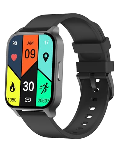 RUIMEN Smartwatch,1.69 Zoll HD Voll Touchscreen Fitness Tracker Uhr Wasserdicht IP68 Fitnessuhr mit Pulsmesser Schlafmonitor Schrittzähler Multi Sportmodi SpO2 Damen Herren Smartwatch für iOS Android von RUIMEN