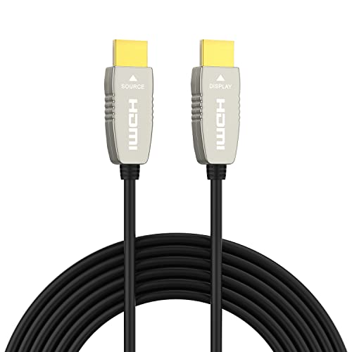 RUIPRO 4K Glasfaser HDMI Kabel 10 Meter 18Gbps 4K@60Hz ARC HDR10 Ultradünnes Flexibles HDMI 2.0b Kabel von RUIPRO