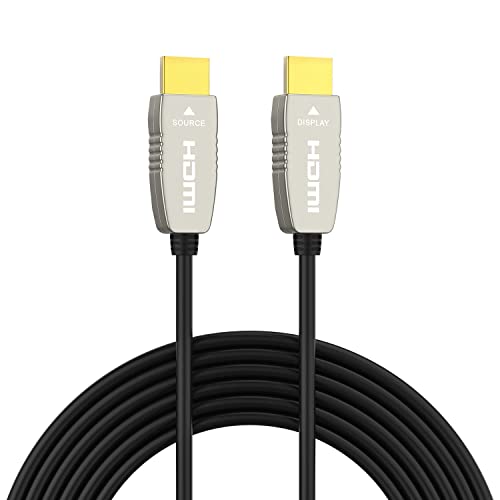 RUIPRO 4K Glasfaser HDMI Kabel 12 Meter 18Gbps 4K@60Hz ARC HDR10 Ultradünnes Flexibles HDMI 2.0b Kabel von RUIPRO