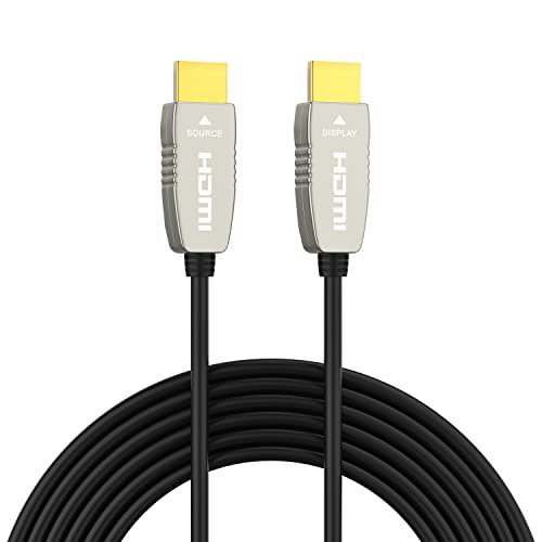 RUIPRO 4K Glasfaser HDMI Kabel 50 Meter 18Gbps 4K@60Hz ARC HDR10 Ultradünnes Flexibles HDMI 2.0b Kabel von RUIPRO