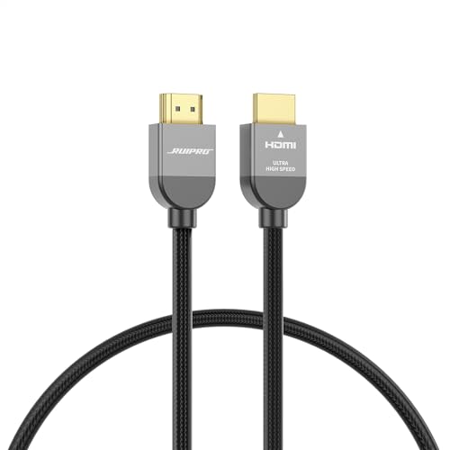 RUIPRO 8K Zertifiziert HDMI 2.1 Kabel 1M Ultra HD High Speed 48Gbps 8K@60Hz 4K@120Hz Dynamisches HDR eARC HDCP 2.2/2.3 Kompatibel mit Blu-ray Player HDTV Projektor Heimkino TV Box Spiele RUIPRO 8K Zertifiziert HDMI 2.1 Kabel 1M Ultra HD High Speed 48Gbps 8K@60Hz 4K@120Hz Dynamisches HDR eARC HDCP 2.2/2.3 Kompatibel mit Blu-ray Player HDTV Projektor Heimkino TV Box Spiele von RUIPRO