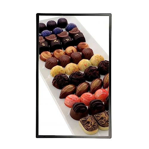 23,6" 24" 1920x1080 Full HD mit IPS-Display mit MP3, E-Book, Kalender, Wecker, Fernbedienung, Unterstützung for Externe USB- und SD-Karte (Color : Black) von RUIRUME