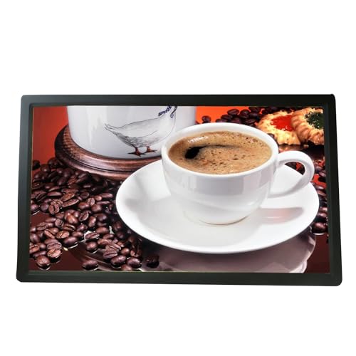 24-Zoll-27-Zoll-32-Zoll-Digital-Fotorahmen kann an der Wand montiert Werden, mit Bewegungssensor IPS-HD-Bildschirm, Vollbild-Fotorahmen mit Fernbedienung (Color : Black, Size : 24 inches) von RUIRUME