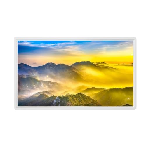 27-Zoll-32-Zoll-großer digitaler Fotorahmen, WiFi-Verbindung, Bequeme Mobiltelefonübertragung, geeignet for eine Vielzahl kommerzieller Orte. (Color : White, Size : 27 inches) von RUIRUME