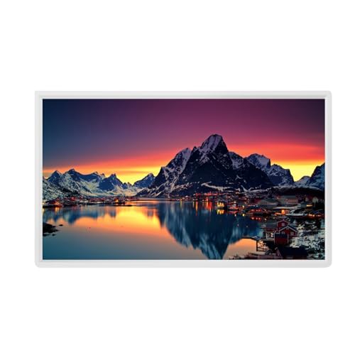 27-Zoll-32-Zoll-großer digitaler Fotorahmen, WIFI-Verbindung, bequeme Mobiltelefonübertragung, geeignet for eine Vielzahl kommerzieller Orte. (Color : White, Size : 32 inches) von RUIRUME