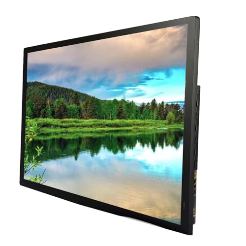 Großer Digitaler Fotorahmen 32-Zoll 1920 * 1080 IPS-Display, Bewegungssensor, Einfache Einrichtung (Color : Black) von RUIRUME