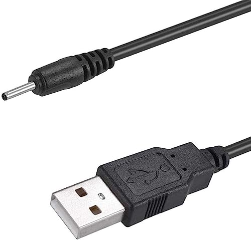 RUITEXUN USB auf DC 2,0 mm Kabel, 50 cm USB Typ A Stecker auf DC 2,0 mm x 0,6 mm 5 V DC Barrel Jack Netzadapter Stecker Ladekabel von RUITEXUN