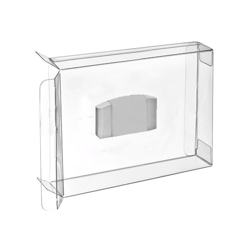 RUITROLIKER 10Pcs Transparentes Spiel Fall Hülle Schutzhülle Patrone cartridge case für N64 von RUITROLIKER