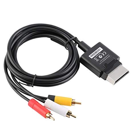 RUITROLIKER 6ft Av Kabel RCA Composite AV TV Audio Video Kabel für Xbox 360 Slim Konsole von RUITROLIKER