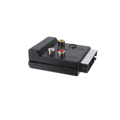 RUITROLIKER SCART zu 3 RCA S-Video Adapter Konverter, kompatibel für PS4 TV DVD VCR RUITROLIKER SCART zu 3 RCA S-Video Adapter Konverter, kompatibel für PS4 TV DVD VCR von RUITROLIKER