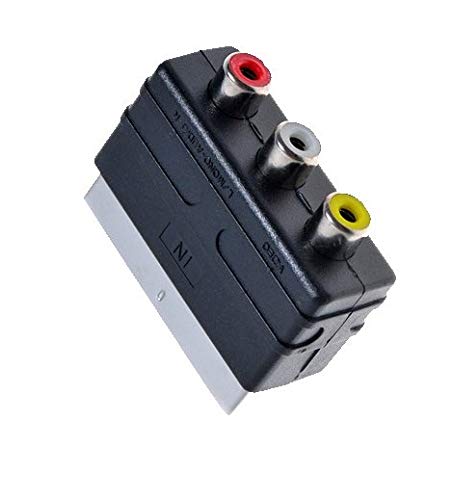 RUITROLIKER Scart Adapter Converter AV Stecker Switcher 3RCA für PS4 TV DVD RUITROLIKER Scart Adapter Converter AV Stecker Switcher 3RCA für PS4 TV DVD von RUITROLIKER