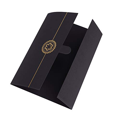 5 Stück Ehrenurkunde Urkundenmappe A4 Zertifikat Mappe Urkundenhülle Halter Hardcover Zertifikathülle Diplom Vergoldet Zeugnismappe Zeugnisse Abdeckung von RUIXIA