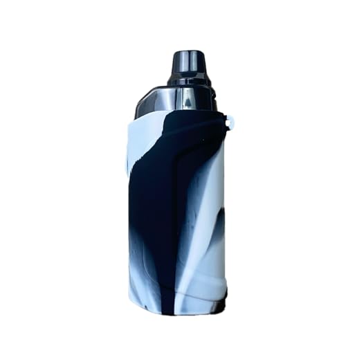 RUIYITECH Schutzhülle aus Silikon für GeekVape Aegis Boost 3 Case Cover Skin Sleeves Aegis Boost III Kit (Schwarz Weiß) von RUIYITECH