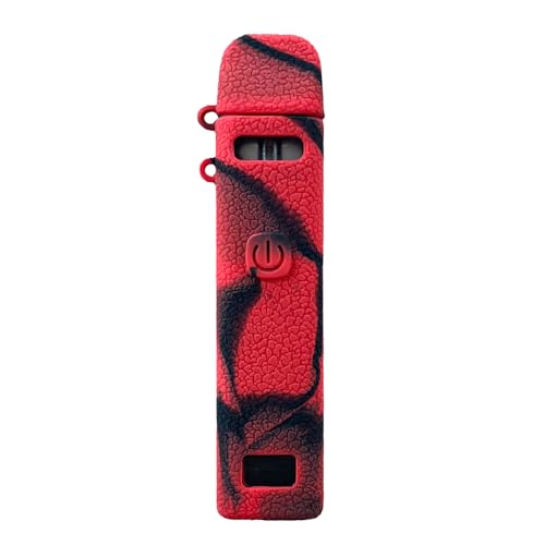 RUIYITECH Silikon-Schutzhülle für Caliburn G3 Pod Kit (Schwarz / Rot) von RUIYITECH